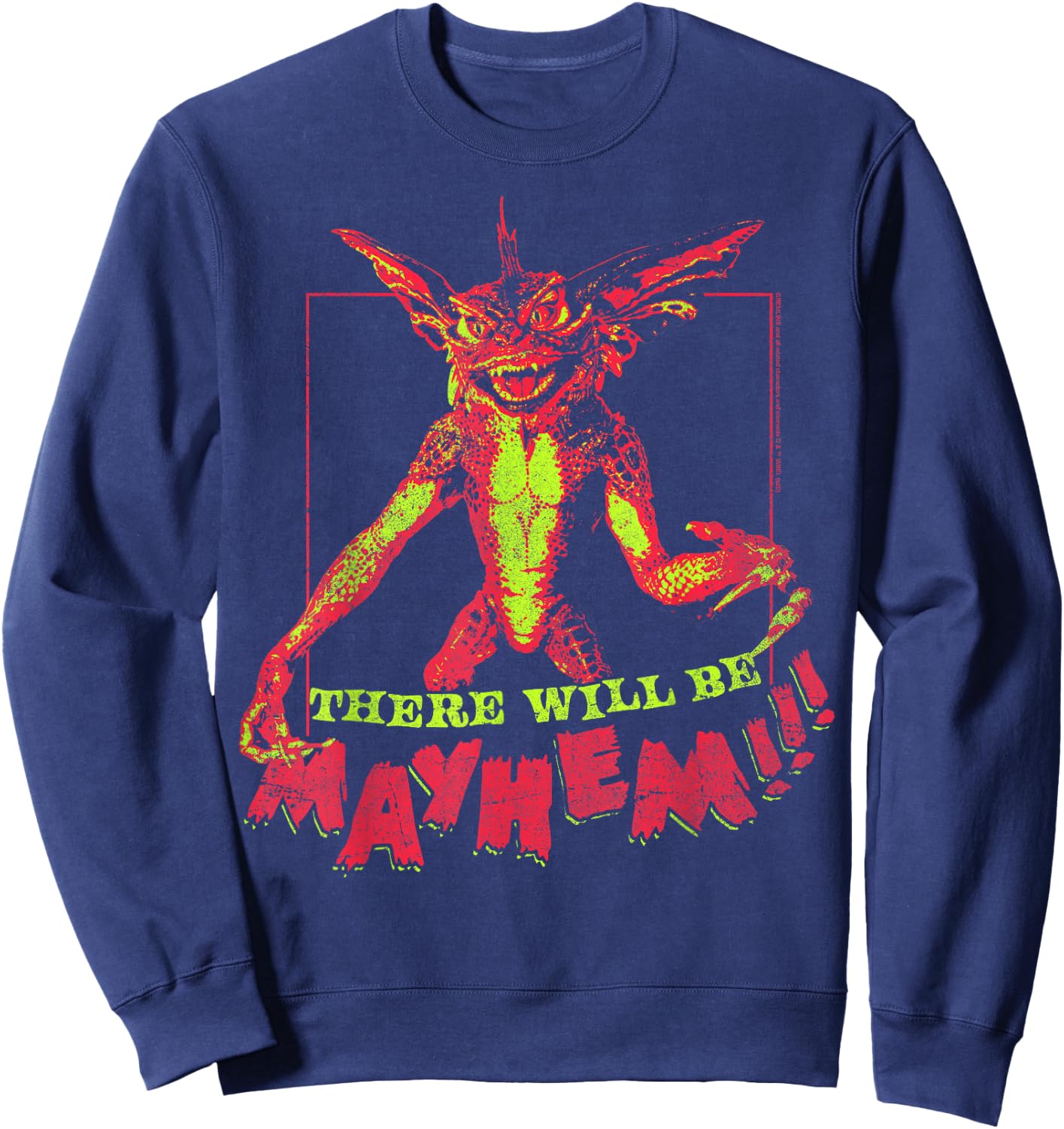 Gremlins There Will Be Mayhem Sweatshirt - Sweatshirt | Navy