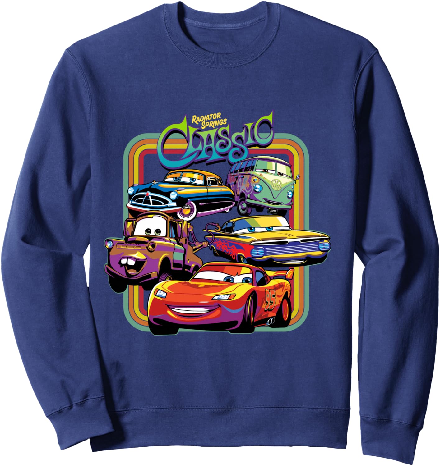 Disney Pixar Cars Radiator Springs Classic Sweatshirt - Sweatshirt | Navy