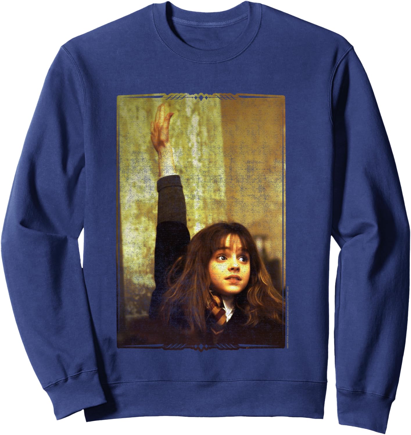 Harry Potter Hermione Granger I Know The Answer Portrait Sweatshirt - Sweatshirt | Navy