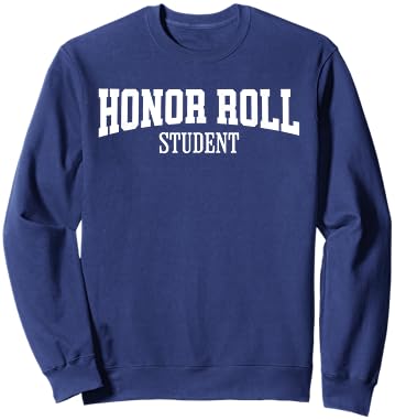 Honor Roll Student Sweatshirt - Sweatshirt | Navy