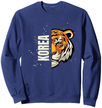 KOREA Siberian Tiger Sweatshirt - Sweatshirt | Navy