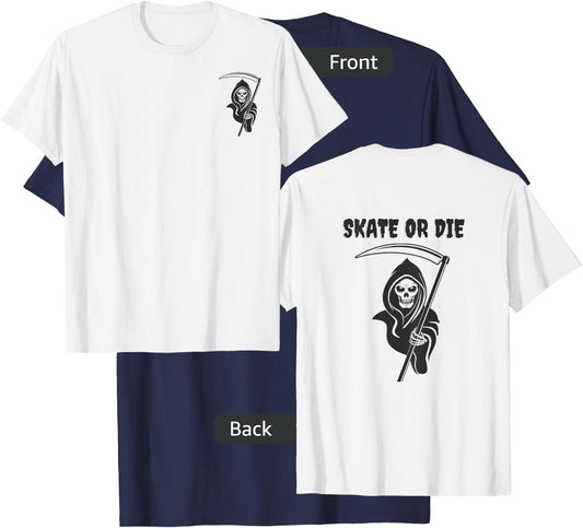 Skate or die reaper T-Shirt - T-Shirt | Navy