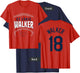 Jordan Walker St. Louis Baseball Name & Number (Front&Back) T-Shirt - T-Shirt | Navy