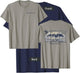 Margaritaville Changes in Latitudes, Changes in Attitudes Heather Grey Women's Classic Fit Cotton/Polyester Blend T-Shirt - T-Shirt | Navy
