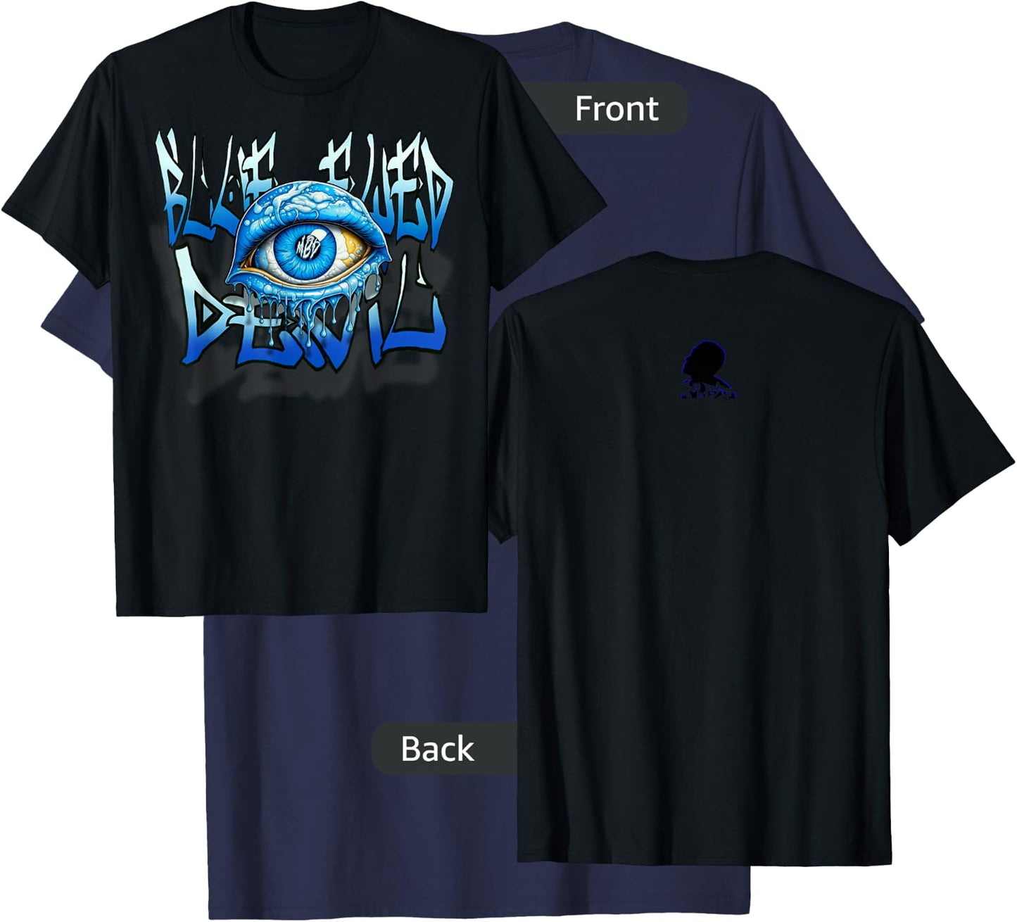 MBD Blue Eyed Devil T-Shirt - T-Shirt | Navy