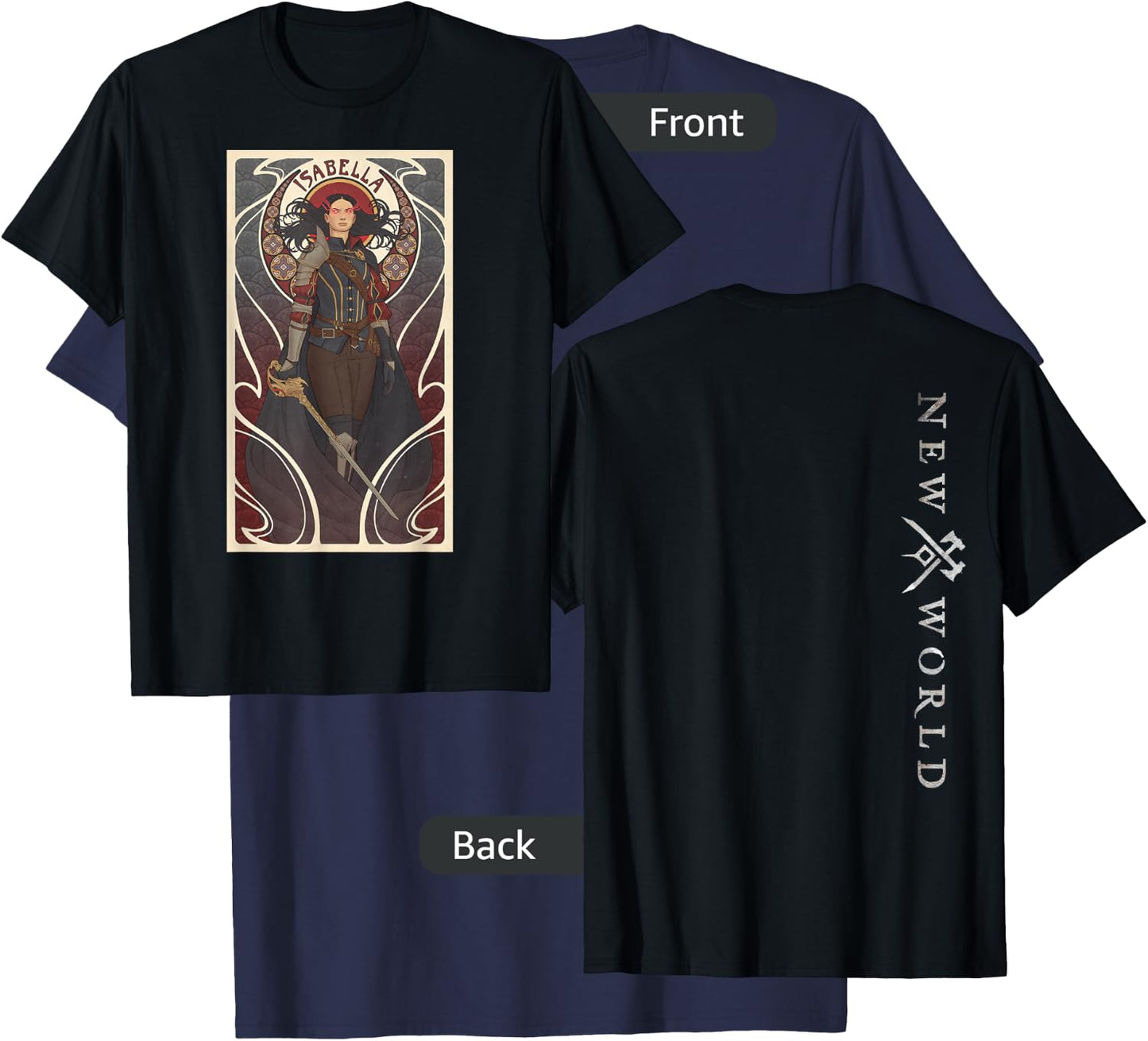 New World Isabella T-Shirt - T-Shirt | Navy