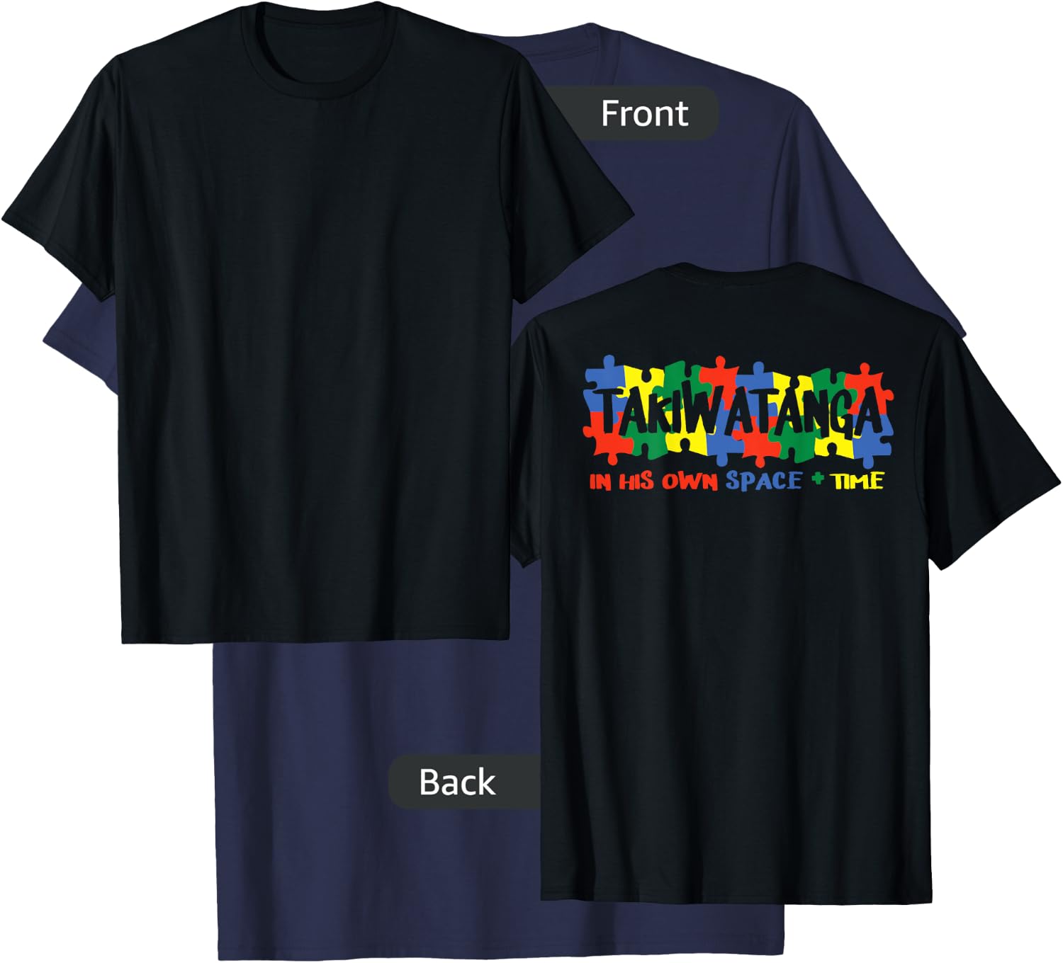 Maori Takiwatanga Definition Gift Autism Awareness T-Shirt - T-Shirt | Navy