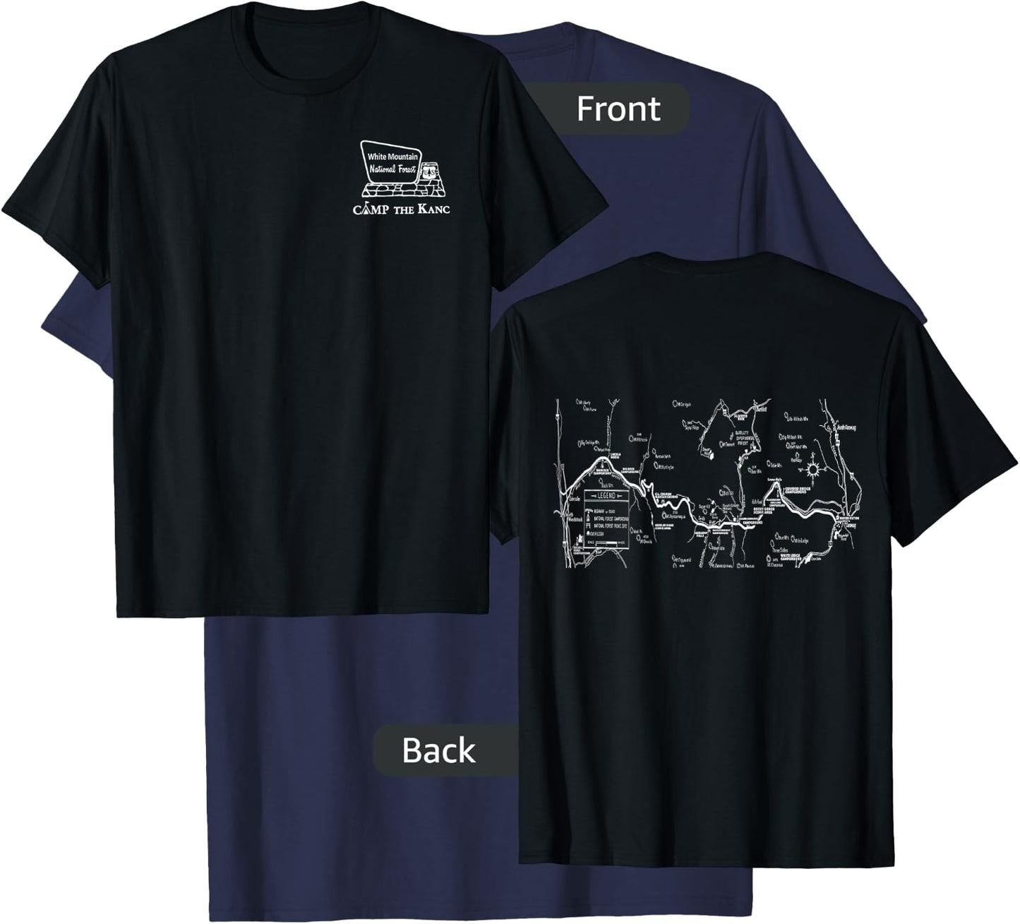 Camp the Kancamagus T-Shirt - T-Shirt | Navy