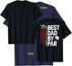 Golf Best Dad By Par Daddy Golfer American Flag On Back Men T-Shirt - T-Shirt | Navy