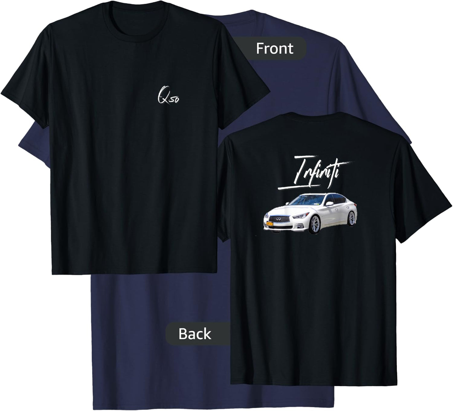 Ruben Roman Men's Classic Black Ghost Racing Machine T-Shirt - T-Shirt | Navy