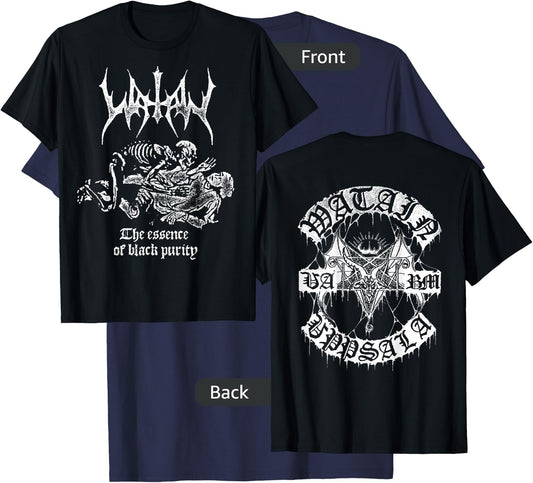 Watain - Essence of Black - Official Merchandise T-Shirt - T-Shirt | Navy