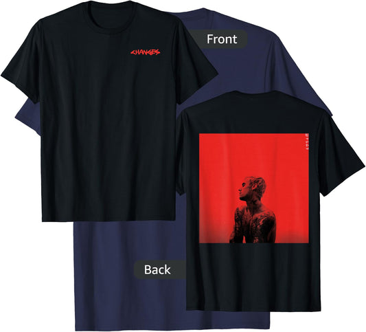 Justin Bieber Changes Cover T-Shirt - T-Shirt | Navy