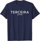 Terceira Island Azores - Portugal Minimalist Aesthetic T-Shirt - T-Shirt | Navy