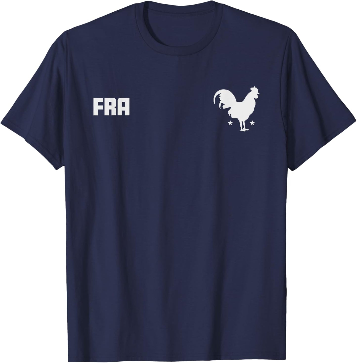 France Euro Football Kit Style T-Shirt - T-Shirt | Navy
