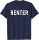 Renter T-Shirt - T-Shirt | Navy