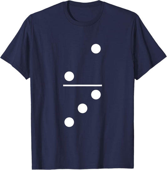 Two Three Domino 2 and 3 White Dots 2-3 Weekend Games 2/3 T-Shirt - T-Shirt | Navy