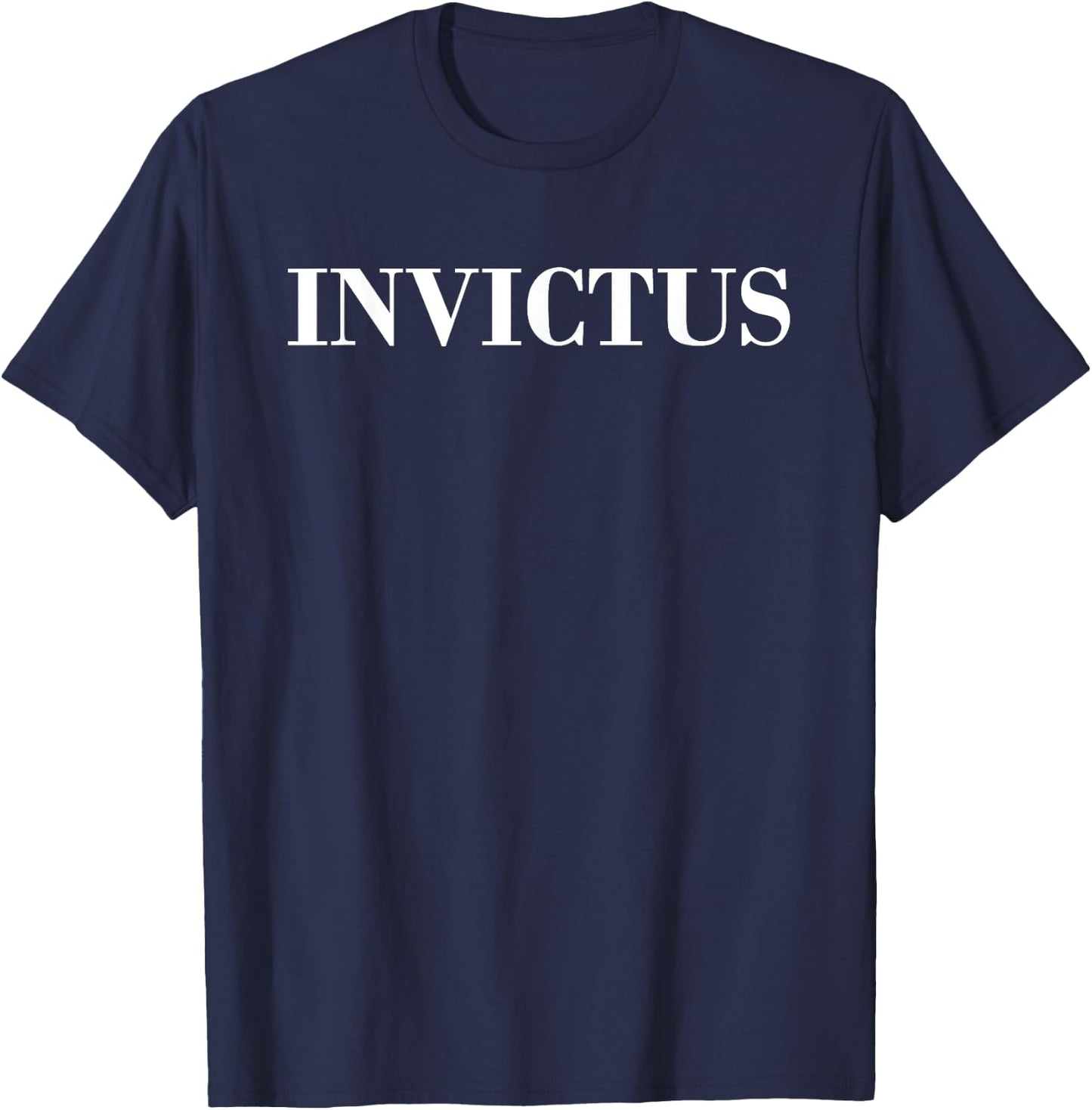 Invictus | Unconquerable and Undefeated T-Shirt - T-Shirt | Navy