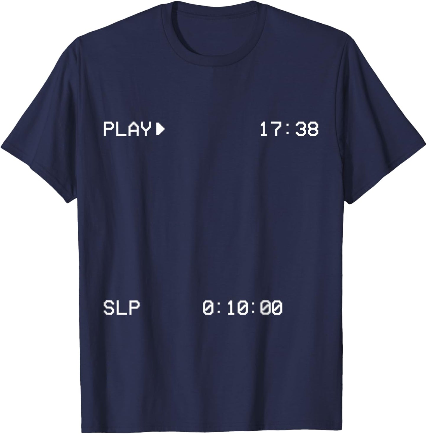 Vintage VHS Casette Tape CRT T-Shirt - T-Shirt | Navy