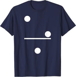 Domino 2-1 Domino Costume Carnival Dominoes T-Shirt - T-Shirt | Navy
