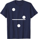 Domino 2-1 Domino Costume Carnival Dominoes T-Shirt - T-Shirt | Navy
