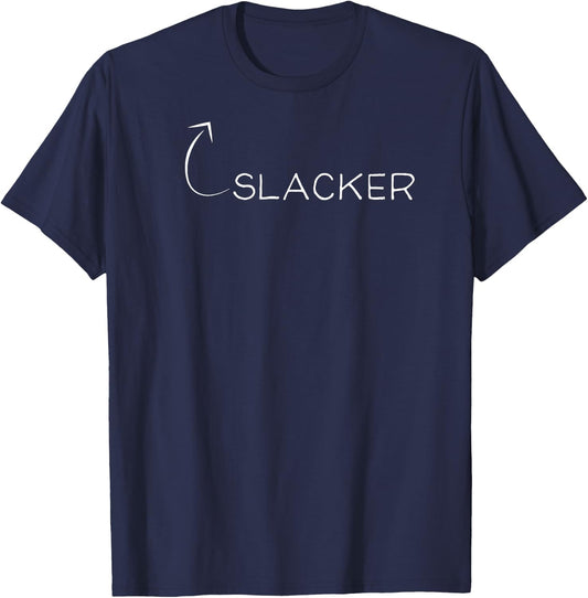 Funny Slacker Slackliner Slacklining Meme Slackline T-Shirt - T-Shirt | Navy