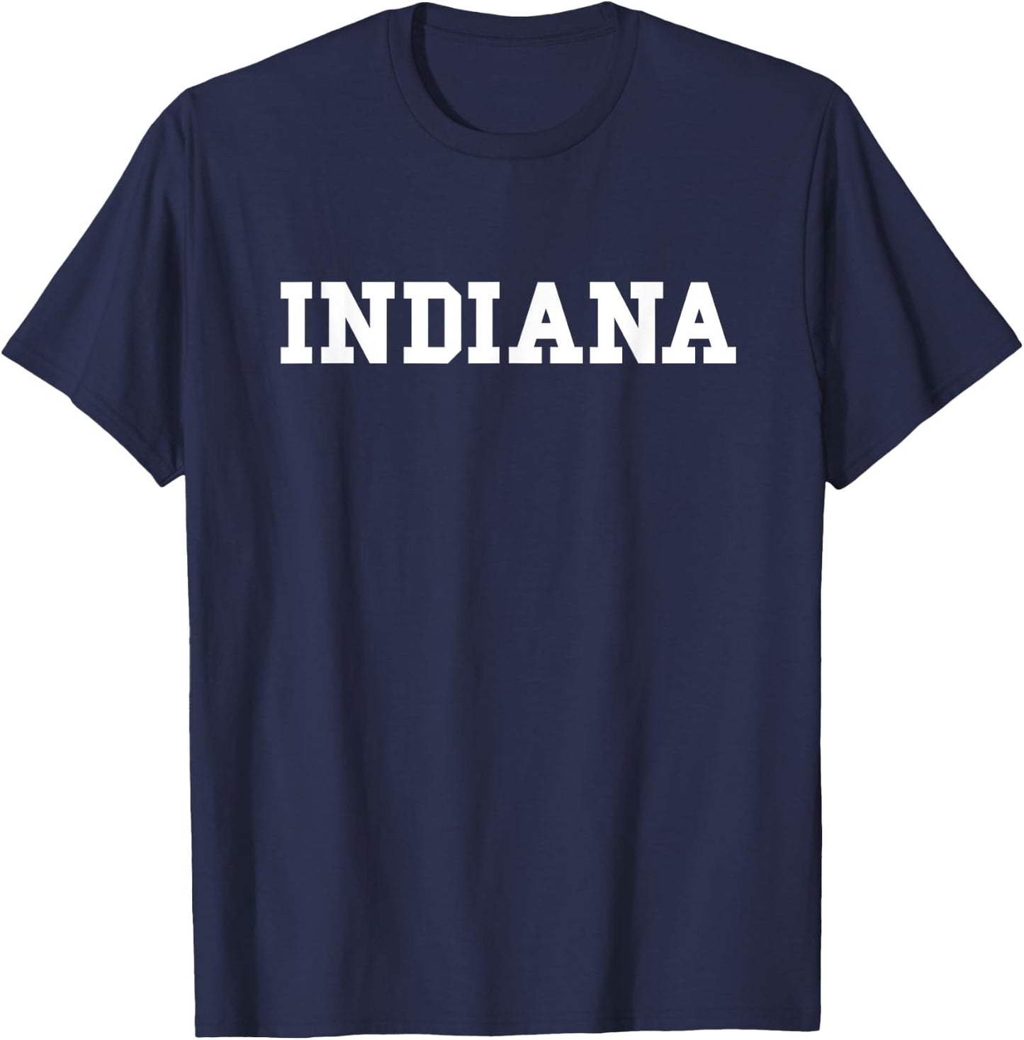 INDIANA - Throwback Design - Classic T-Shirt - T-Shirt | Navy