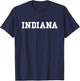 INDIANA - Throwback Design - Classic T-Shirt - T-Shirt | Navy