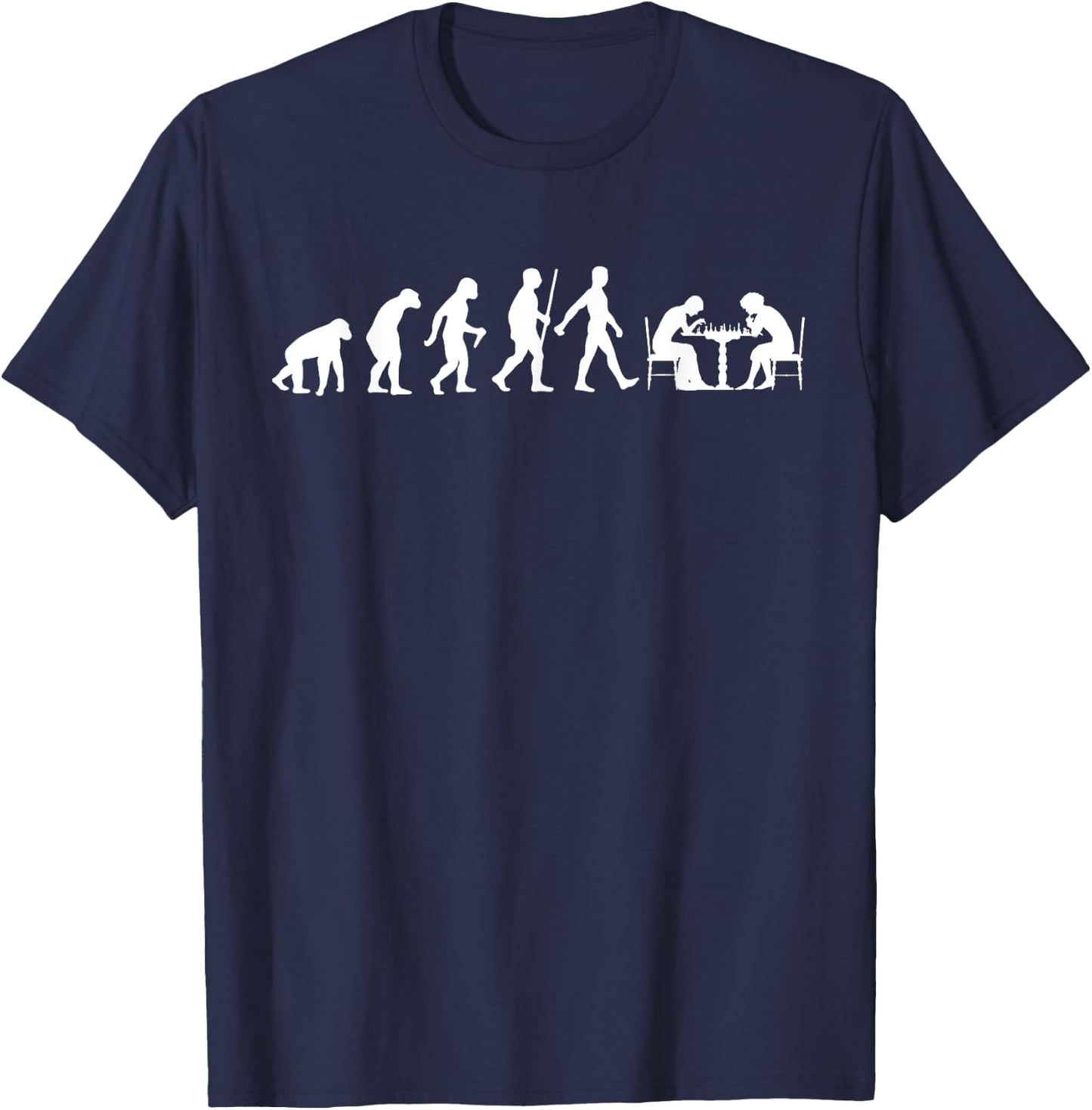 Funny Chess Designs For Kids Men Women Board Game Players T-Shirt - T-Shirt | Navy