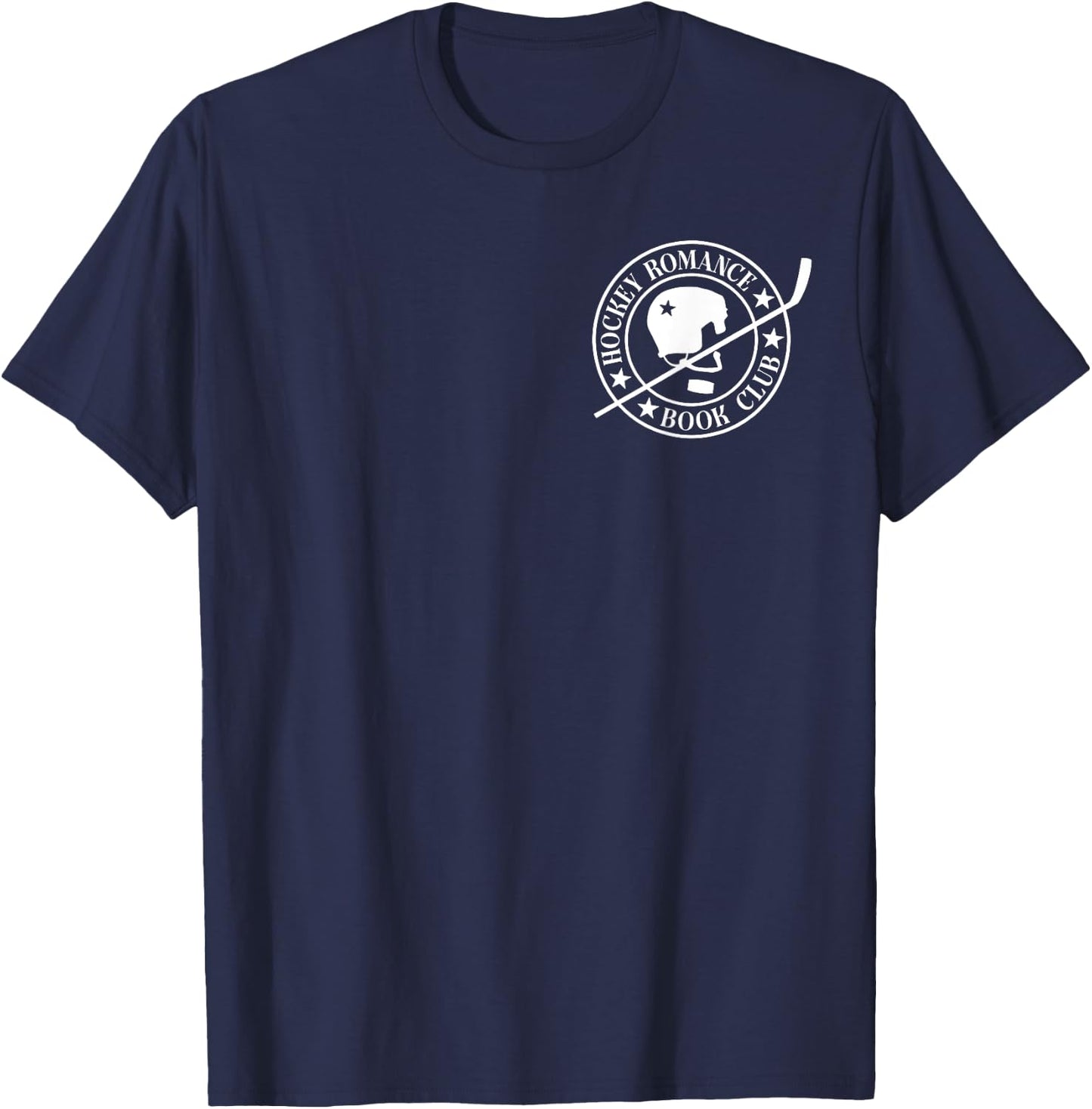 In My Hockey Romance Era | Romance Hockey Book Club T-Shirt - T-Shirt | Navy