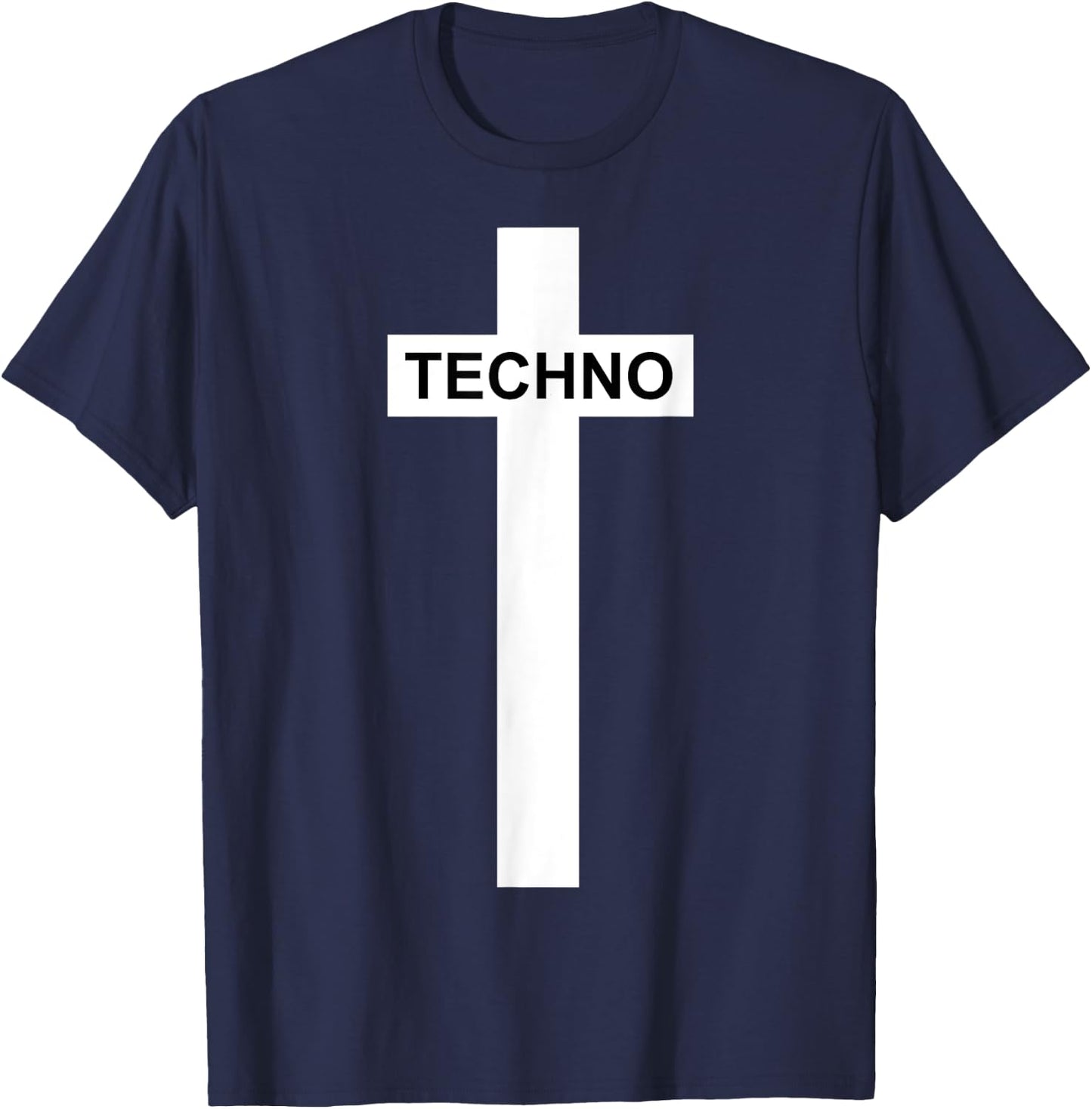 Made in Berghain Techno Religion - Techno Gift T-Shirt - T-Shirt | Navy