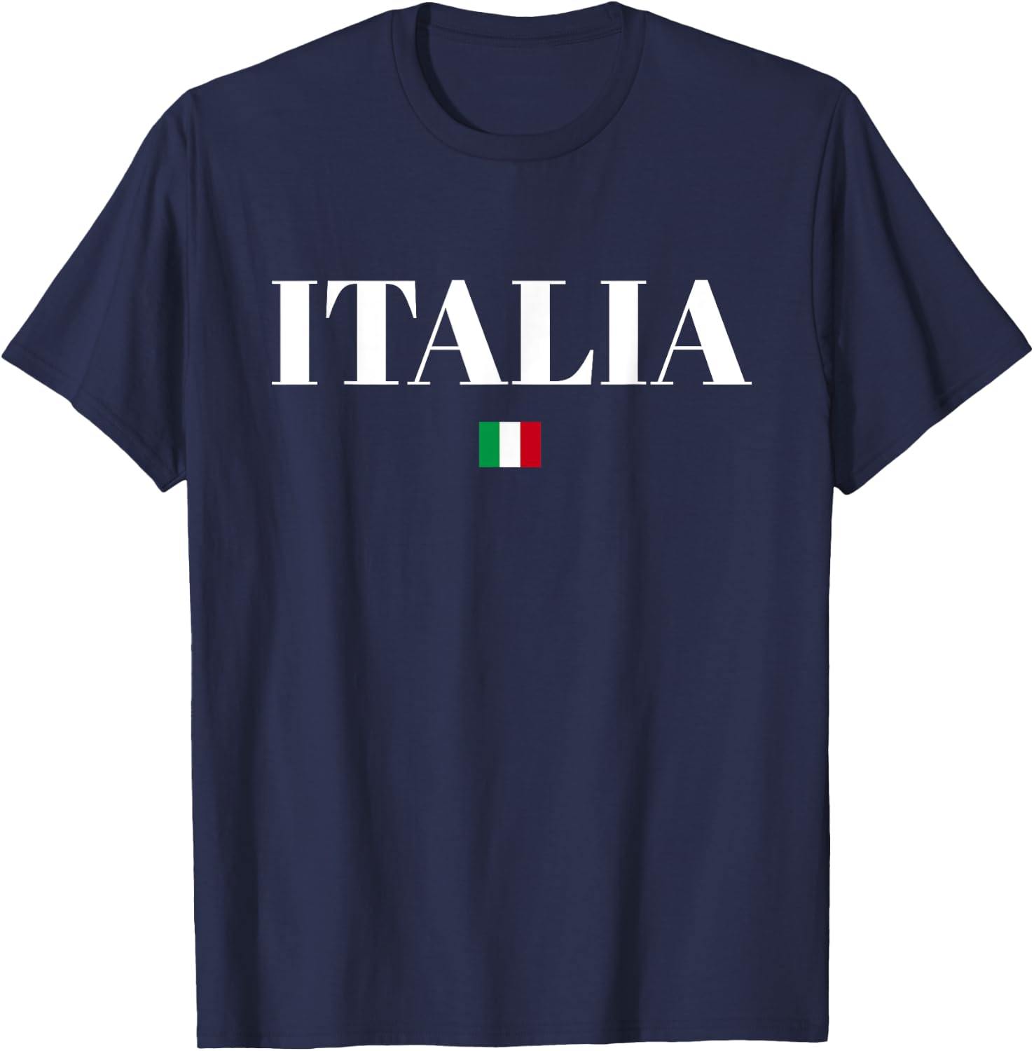 ITALIA Flag ITALY | Men Women Kids | ITALIAN T-Shirt - T-Shirt | Navy