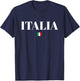 ITALIA Flag ITALY | Men Women Kids | ITALIAN T-Shirt - T-Shirt | Navy