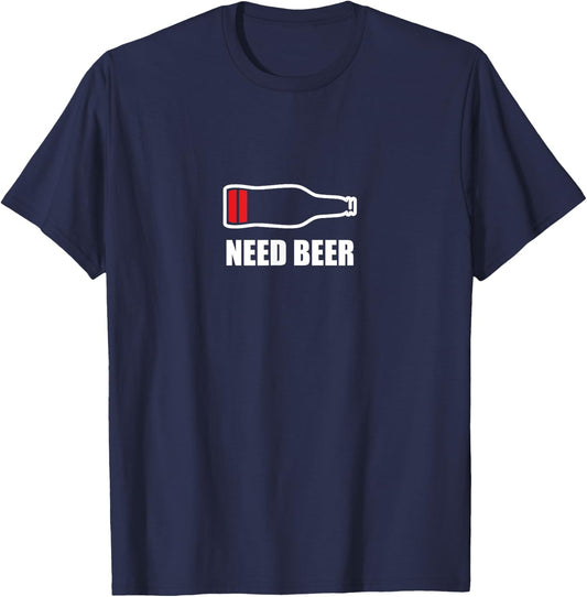 Need Beer T-Shirt - T-Shirt | Navy