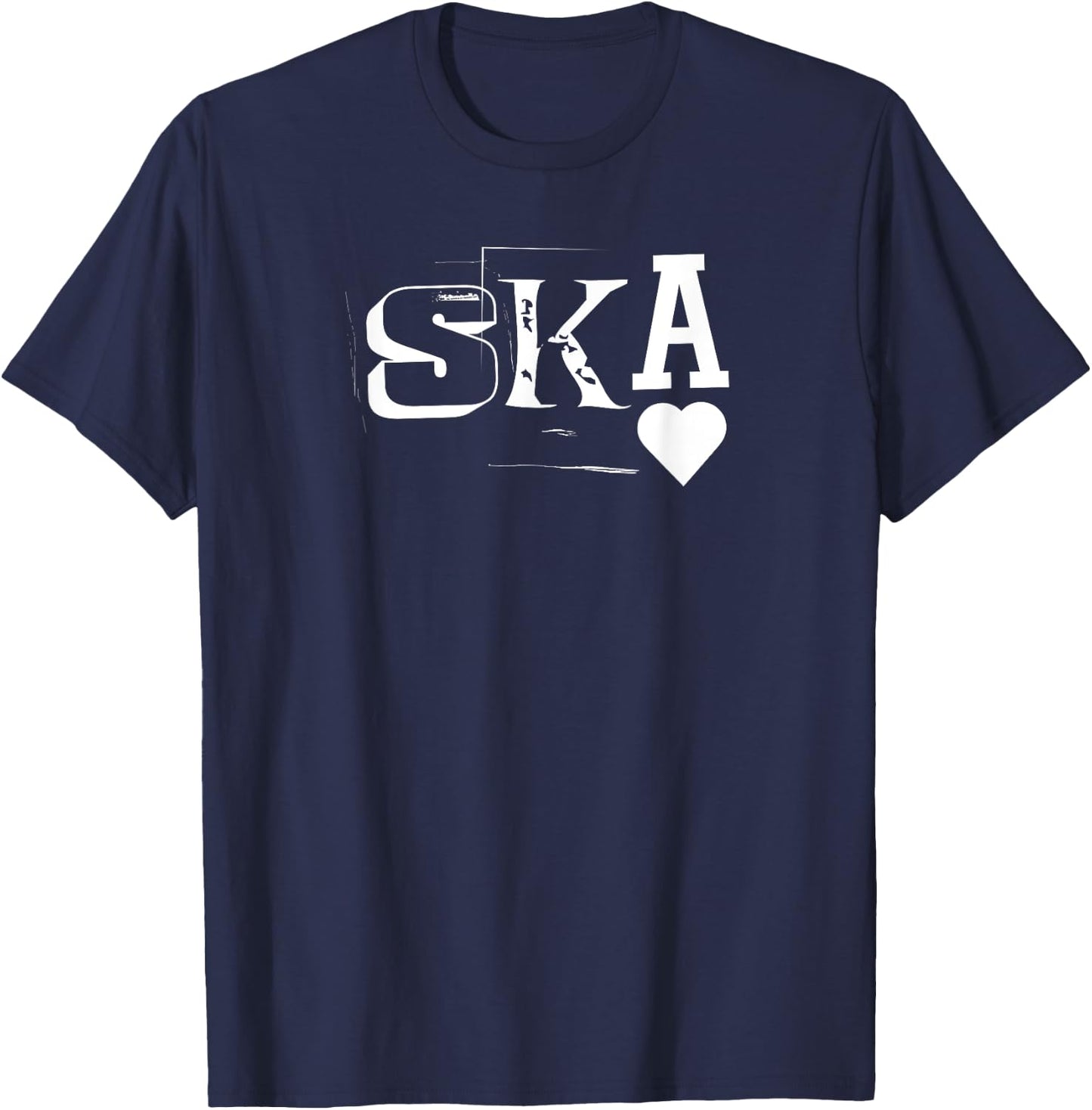Retro Skinhead Reggae Punk Style Ska Music T-Shirt - T-Shirt | Navy