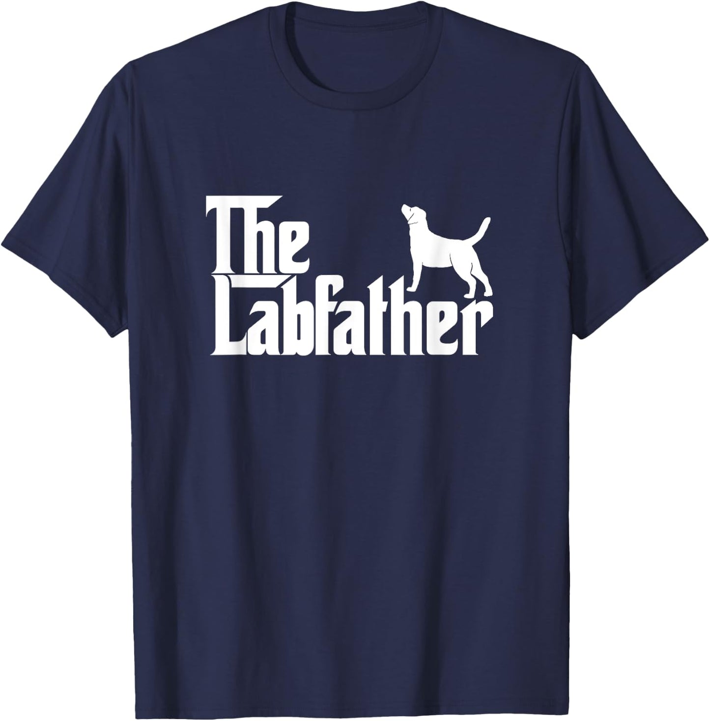 Funny Labrador Owner The Labfather Lab Father Gift T-Shirt - T-Shirt | Navy