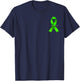 Fight The Stigma American Flag Mental Health Awareness T-Shirt - T-Shirt | Navy