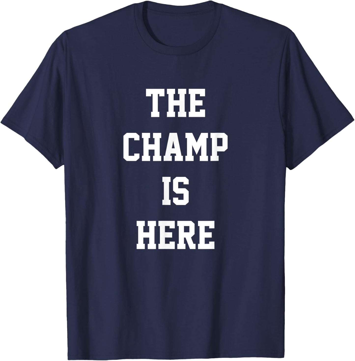 The Champ Is Here Fury King Boxing gym T-Shirt - T-Shirt | Navy