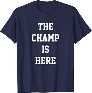 The Champ Is Here Fury King Boxing gym T-Shirt - T-Shirt | Navy