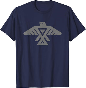 Native American Thunderbird Funny Tribal Art Gift Men Women T-Shirt - T-Shirt | Navy