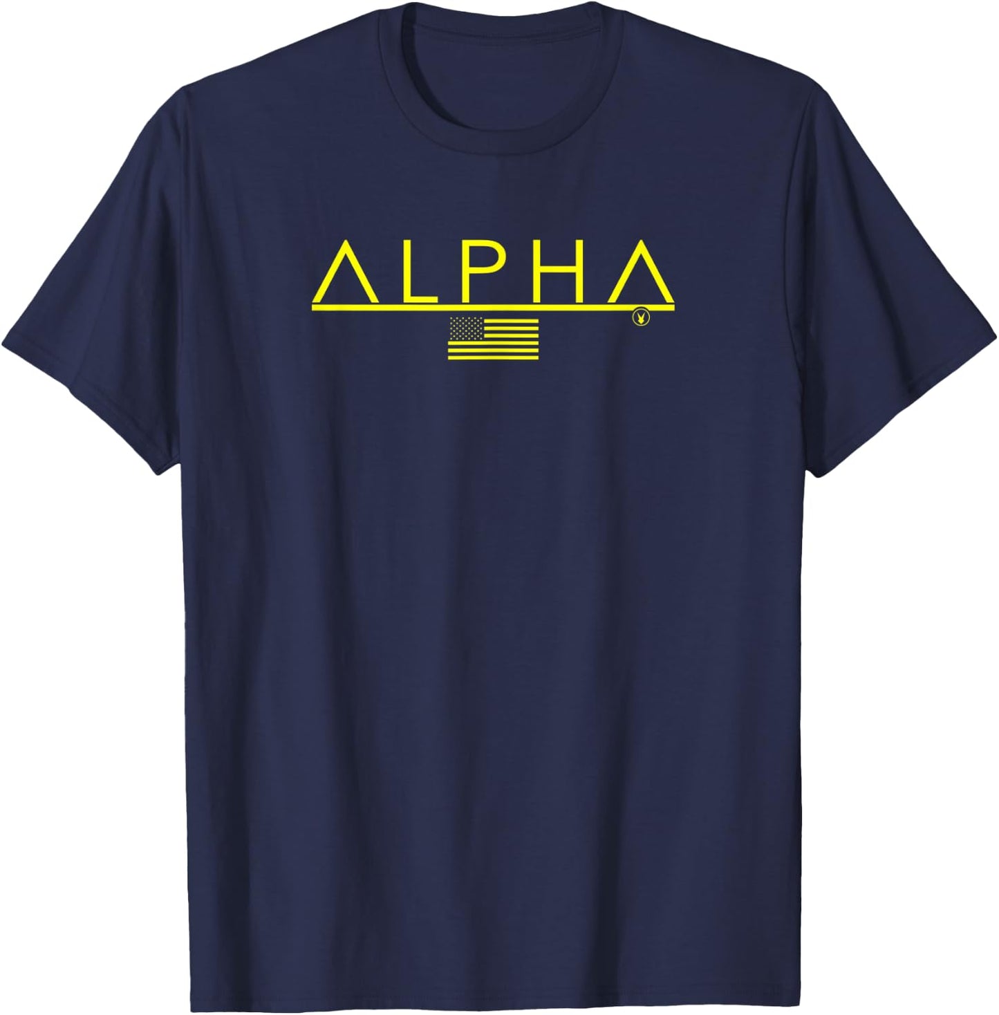 ALPHA Gym Rabbit Workout Bodybuilding Fitness D135 Yellow T-Shirt - T-Shirt | Navy