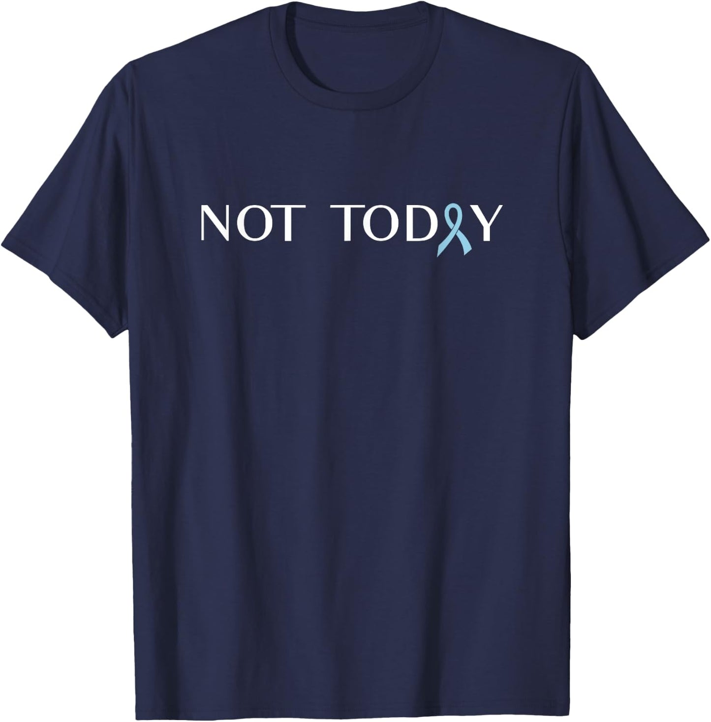 Prostate Cancer Fight Cancer Ribbon T-Shirt - T-Shirt | Navy