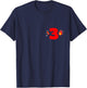 Kids Sound The Alarm I'm 3 Fire Truck 3rd Birthday boy party T-Shirt - T-Shirt | Navy