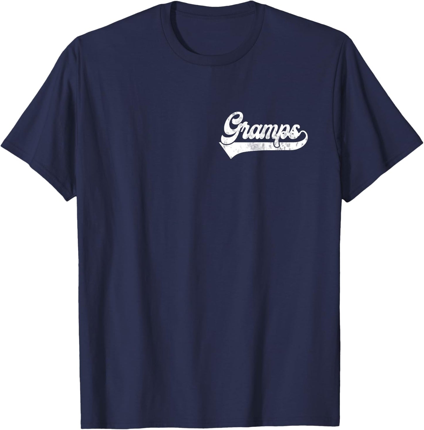 Gramps Vintage Retro Father's Day for Papa Grandpa T-Shirt - T-Shirt | Navy