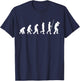 Evolution photographer | Camera photography lovers T-Shirt - T-Shirt | Navy