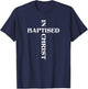 Baptised In Christ Design Orthodox T-Shirt - T-Shirt | Navy