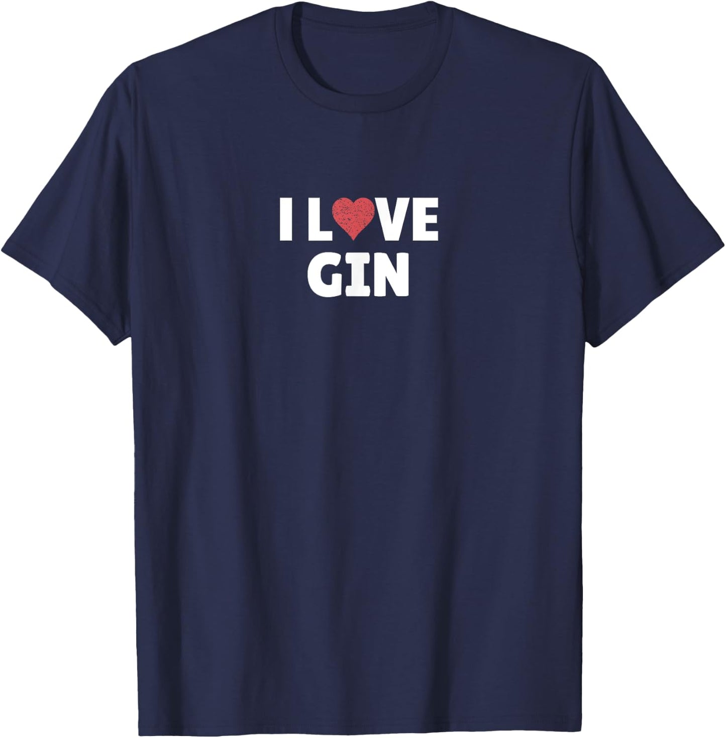 I Love Gin T-Shirt - T-Shirt | Navy