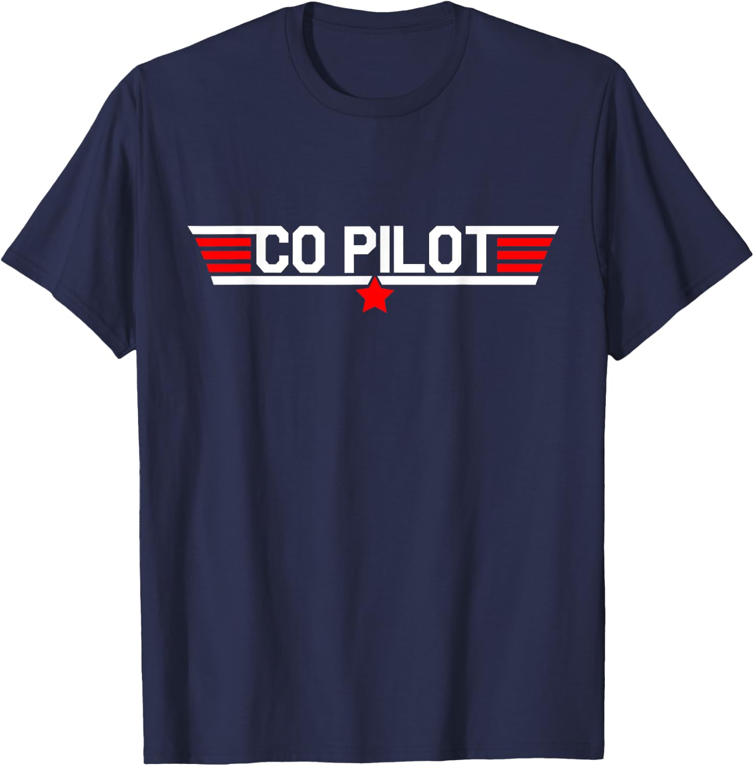 RV Co Pilot Funny Camper Motorhome Camping Matching Gift T-Shirt - T-Shirt | Navy