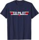 RV Co Pilot Funny Camper Motorhome Camping Matching Gift T-Shirt - T-Shirt | Navy
