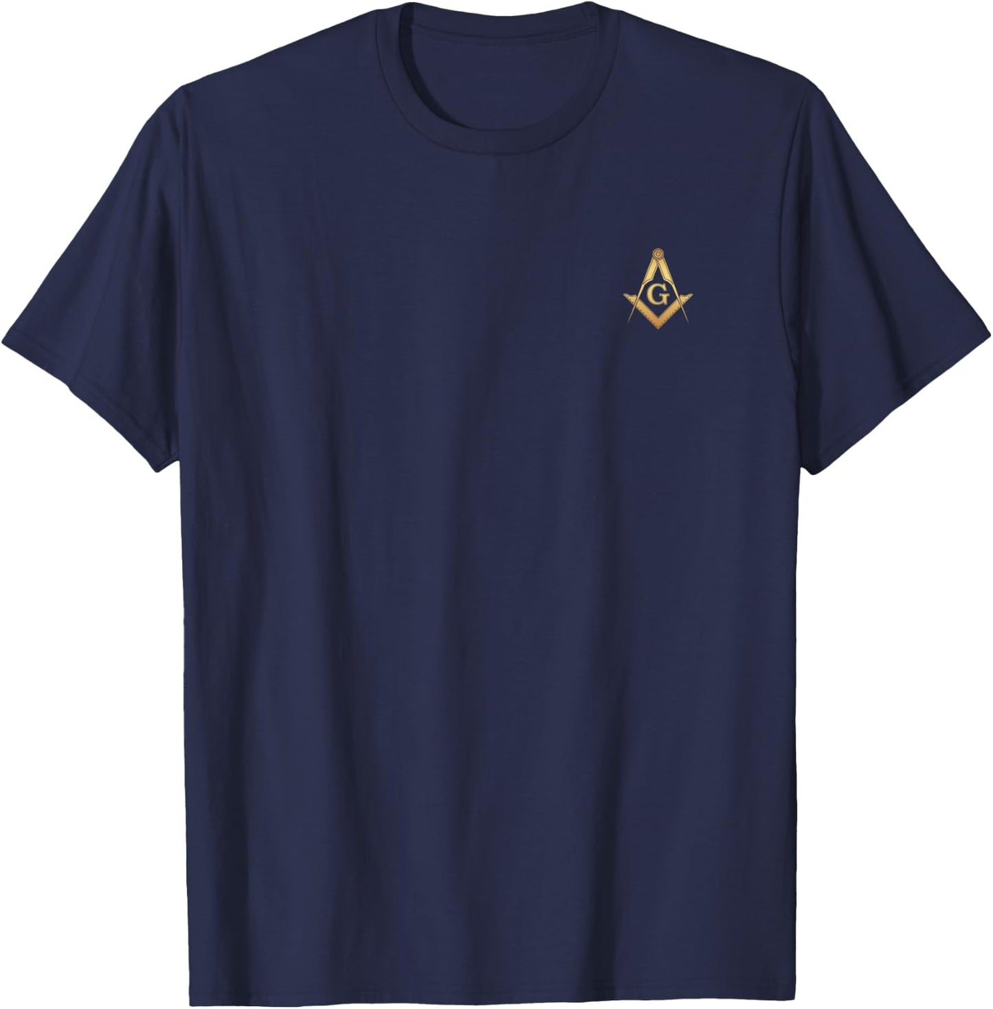 Square & Compass - Freemason gifts , Masonic Gifts T-Shirt - T-Shirt | Navy