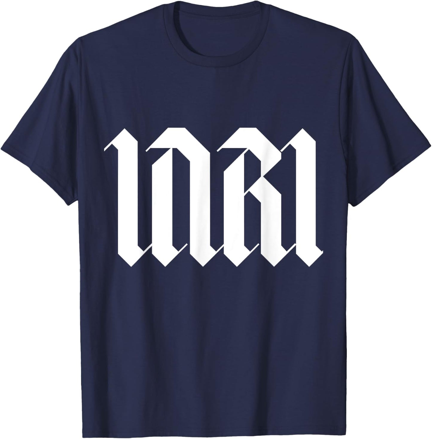 INRI Iesus Nazarenus Rex Iudaeorum Jesus Nazareth King T-Shirt - T-Shirt | Navy